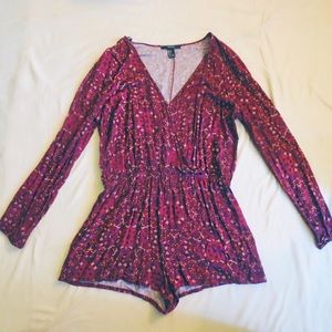 Forever 21 Long Sleeve Romper